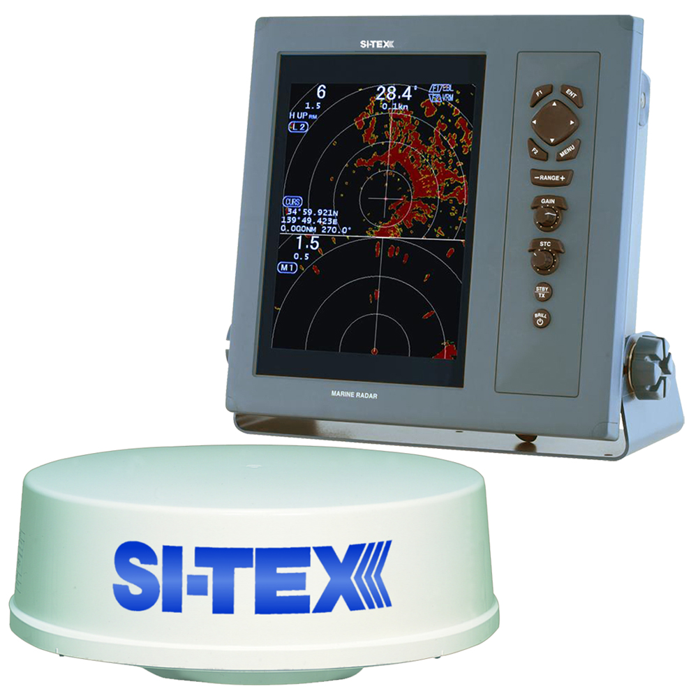 Image 1: SI-TEX T-2041 Professional Dual Range Radar w/4kW 25" Dome - 10.4" Color TFT LCD Display