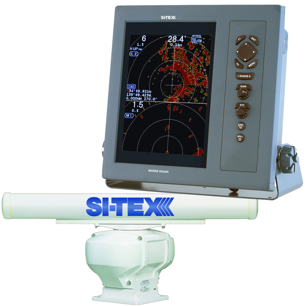 Image 1: SI-TEX Professional Dual Range Radar w/4kW 3.5' Array - 10.4" Color TFT LCD Display