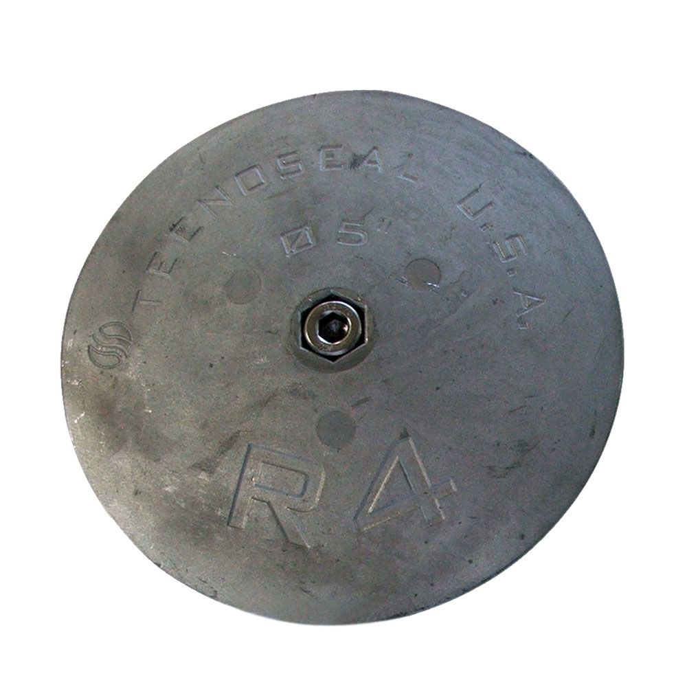 Image 1: Tecnoseal R4AL Rudder Anode - Aluminum - 5" x 5/8"