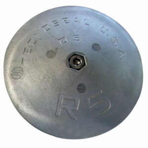 Image 1: Tecnoseal R5MG Rudder Anode - Magnesium - 5" Diameter