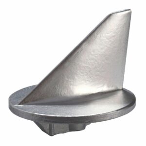 Image 1: Tecnoseal Trim Tab Anode - Zinc - Short - Mercury 50HP