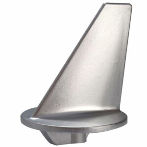 Image 1: Tecnoseal Trim Tab Anode - Zinc - Long - Mercruiser 80-140HP