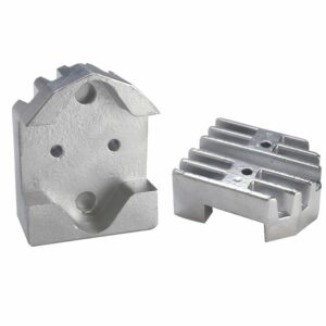 Image 1: Tecnoseal Gimbal Block Anode - Zinc Finned
