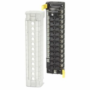 Image 1: Blue Sea 5054 ST CLB Circuit Breaker Block - 12 Position w/Negative Bus