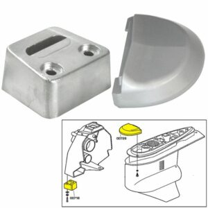 Image 1: Tecnoseal Anode Kit w/Hardware - Volvo SX - Zinc