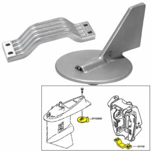 Image 1: Tecnoseal Anode Kit - Yamaha 150-200HP - Aluminum