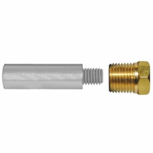 Image 1: Tecnoseal E00 Pencil Zinc w/Brass Cap