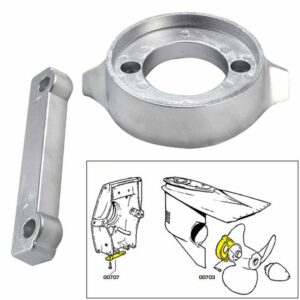 Image 1: Tecnoseal Anode Kit w/Hardware - Volvo 280 - Magnesium
