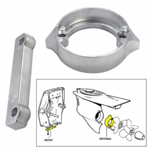 Image 1: Tecnoseal Anode Kit w/Hardware - Volvo Duo-Prop 280 - Zinc