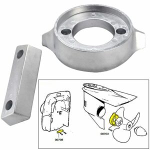 Image 1: Tecnoseal Anode Kit w/Hardware - Volvo 290 - Magnesium