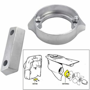 Image 1: Tecnoseal Anode Kit w/Hardware - Volvo Duo-Prop 290 - Magnesium