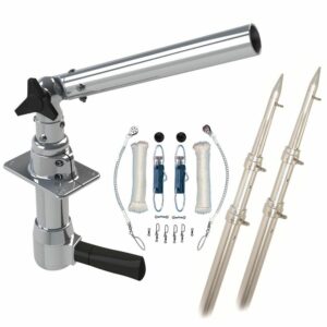 Image 1: Rupp Revolution Top Gun Package w/15' Telescoping Poles & Complete Single Line Rigging Kit w/Klickers Release Clips