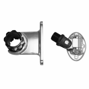 Image 1: Rupp Standard Antenna Mount Support w/4-Way Base & 1.5" Collar