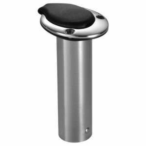 Image 1: Attwood Standard Series Rod Holder - 0° Black Insert