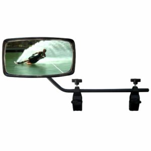 Image 1: Attwood Clamp-On Ski Mirror - Universal Mount