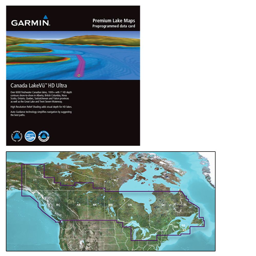 Image 1: Garmin Canada LakeVü™ g3 Ultra - LVCA100F - microSD™/SD™