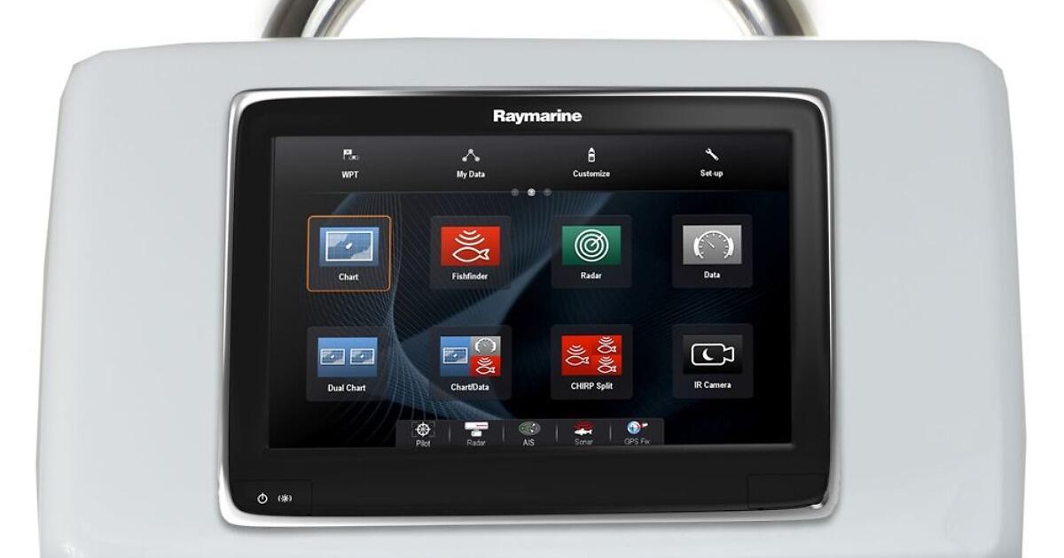 NavPod GP1204 SailPod Pre-Cut f/Raymarine a125 / a127 / a128 ...