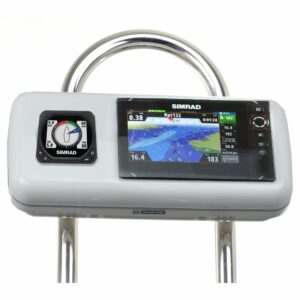 Image 1: NavPod GP1516 SystemPod Pre-Cut f/Simrad NSS7 evo2 or B&G Zeus² 7 & 1 Instrument f/9.5" Wide Guard
