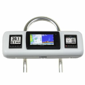 Image 1: NavPod GP1603 SystemPod Pre-Cut f/Garmin 720/721/ 740/740s/ 741/721xs/741xs/ 70s/70dv & 2 Instruments f/9.5" Wide Guard
