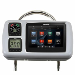 Image 1: NavPod GP2080-14 SystemPod Pre-Cut f/Raymarine a95/a97/a98 & 2 Instruments f/12" Wide Guard