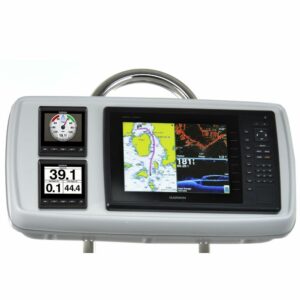 Image 1: NavPod GP2170-06 SystemPod Pre-Cut f/Garmin 1020/1020xs/1040xs & 2 Instruments f/12" Wide Guard