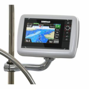 Image 1: NavPod RMX4406 RailMount Pre-Cut f/Simrad NSS7 evo2 or B&G Zeus² 7