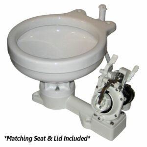 Image 1: Raritan Fresh Head - Fresh Water Flush - Manual - Marine Size - Right Hand Operation