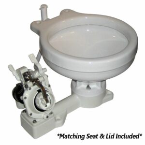 Image 1: Raritan Fresh Head - Fresh Water Flush - Manual - Marine Size - Left Hand Operation