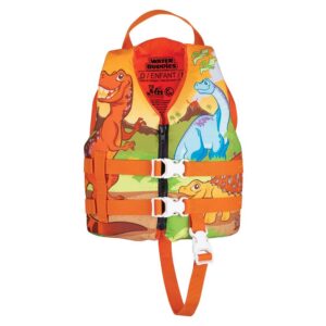 Image 1: Full Throttle Water Buddies Life Vest - Child 30-50lbs - Dinosaurs
