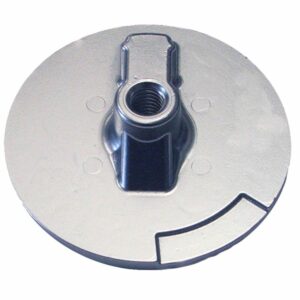Image 1: Tecnoseal Trim Plate Anode - Zinc Flat Mercury Alpha f/Engines