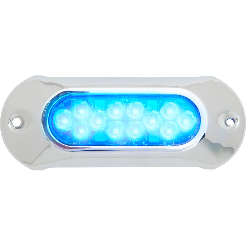 Image 1: Attwood Light Armor Underwater LED Light - 12 LEDs - Blue