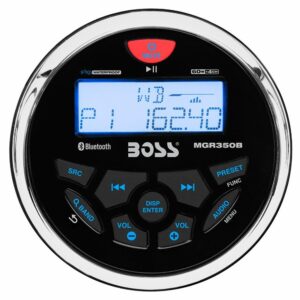 Image 1: Boss Audio MGR350B Marine Stereo w/AM/FM/BT/USB