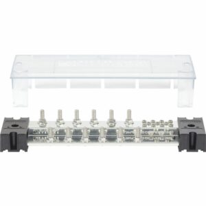 Image 1: Blue Sea PowerBar 1000 - 12 5/16" Terminal Studs w/Cover