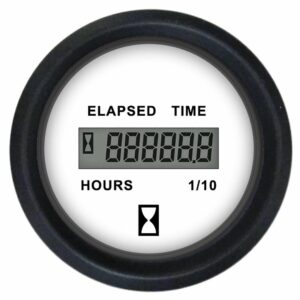 Image 1: Faria Euro White 2" Hourmeter (Digital)