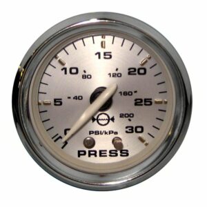 Image 1: Faria Kronos 2" Water Pressure Gauge Kit - 30 PSI