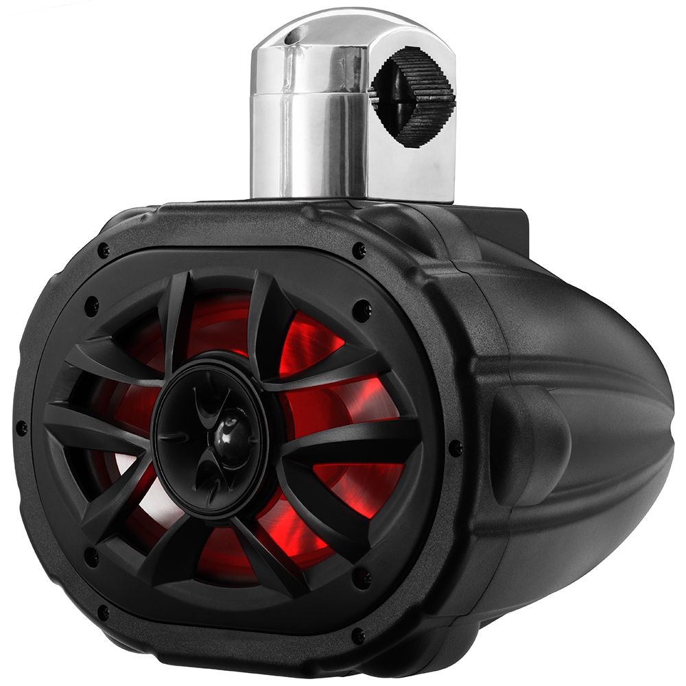Image 4: Boss Audio 6" x 9" MRWT69RGB RGB Waketower Speaker - Black