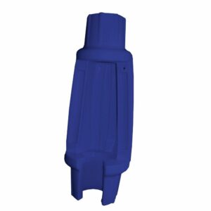Image 1: Dock Edge Torpedo Pipe Bumper - 18" - Royal Blue