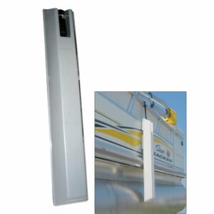Image 1: Dock Edge 'TOON Pontoon Boat Fender - 36" - Grey