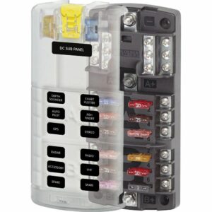 Image 1: Blue Sea 5032 ST-Blade Split Bus Fuse Block