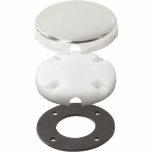 Image 1: Blue Sea Side Entry CableClam w/Stainless Steel Dress Cap