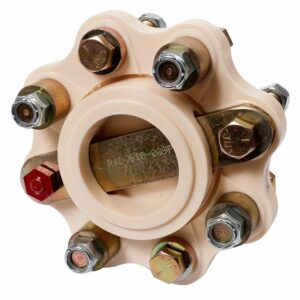 Image 1: R & D Flexible Shaft Coupling f/5" B/W, Hurth - 13HP/100RPM Capacity