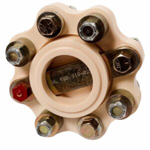 Image 1: R & D Flexible Shaft Coupling f/5" B/W, Hurth - 20HP/100RPM Capacity