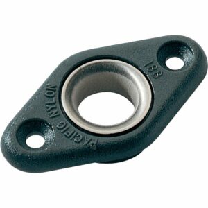 Image 1: Ronstan Screw-On Plastic Nylon Bush - Stainless Steel Lined - 11mm (7/16") ID x 5mm (3/16") Deep