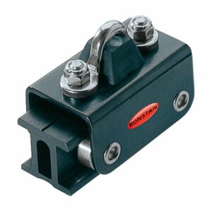 Image 1: Ronstan Series 32 I-Beam Car - Saddle Top - Rubber Stand-Up Pad - 32mm (1-1/4")