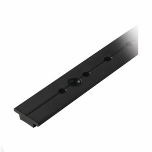 Image 1: Ronstan Series 25 T-Track - Racing Track - Black - 25mm (1") Stop Hole Centers