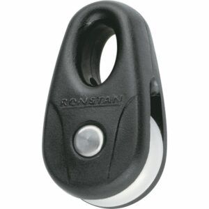 Image 1: Ronstan Kite Block - Black w/White Sheave (Pair)