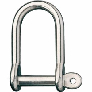 Image 1: Ronstan Wide Dee Shackle - 1/2"Pin - 2-11/16"L x 1-5/16"W