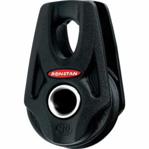 Image 1: Ronstan Series 30 Ball Bearing Orbit Block™ - Single - Becket - Lashing head