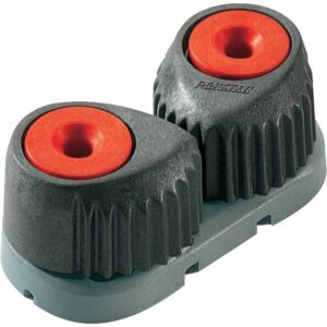 Image 1: Ronstan T-Cleat Cam Cleat - Small - Red w/Grey Base