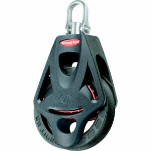 Image 1: Ronstan Series 55 Ball Bearing Orbit Block™ - Single - Becket - Swivel Head